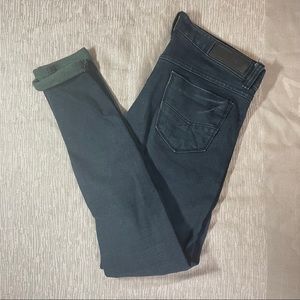 Style [that’s the brand name] Blue Green Jeans